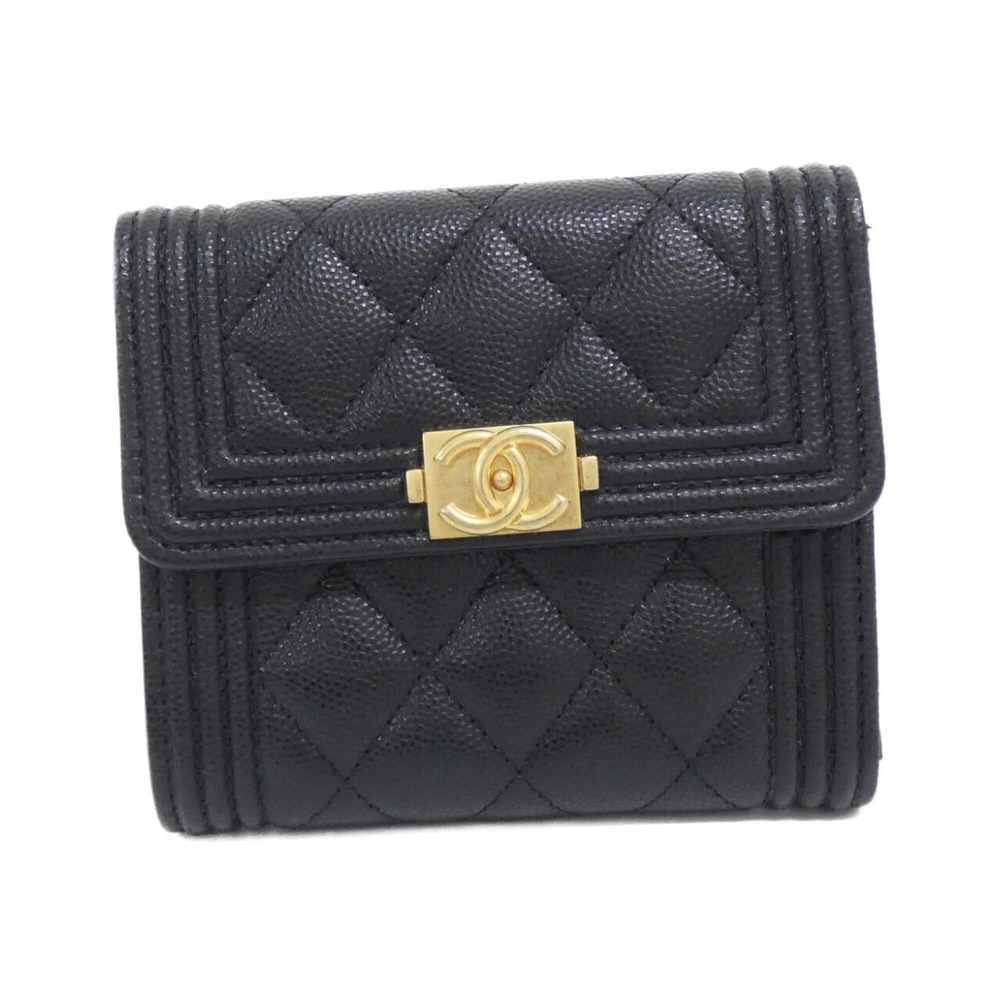 CHANEL Authentic Black Wallet